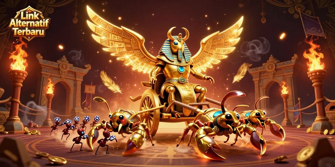 Engage with the exciting world of gambling through Link Alternatif Terbaru featuring 3D characters in a vibrant casino setting.