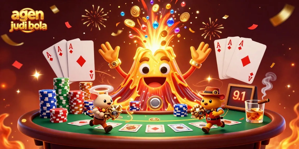 Experience thrilling betting with agen judi bola at a vibrant casino scene filled with excitement.