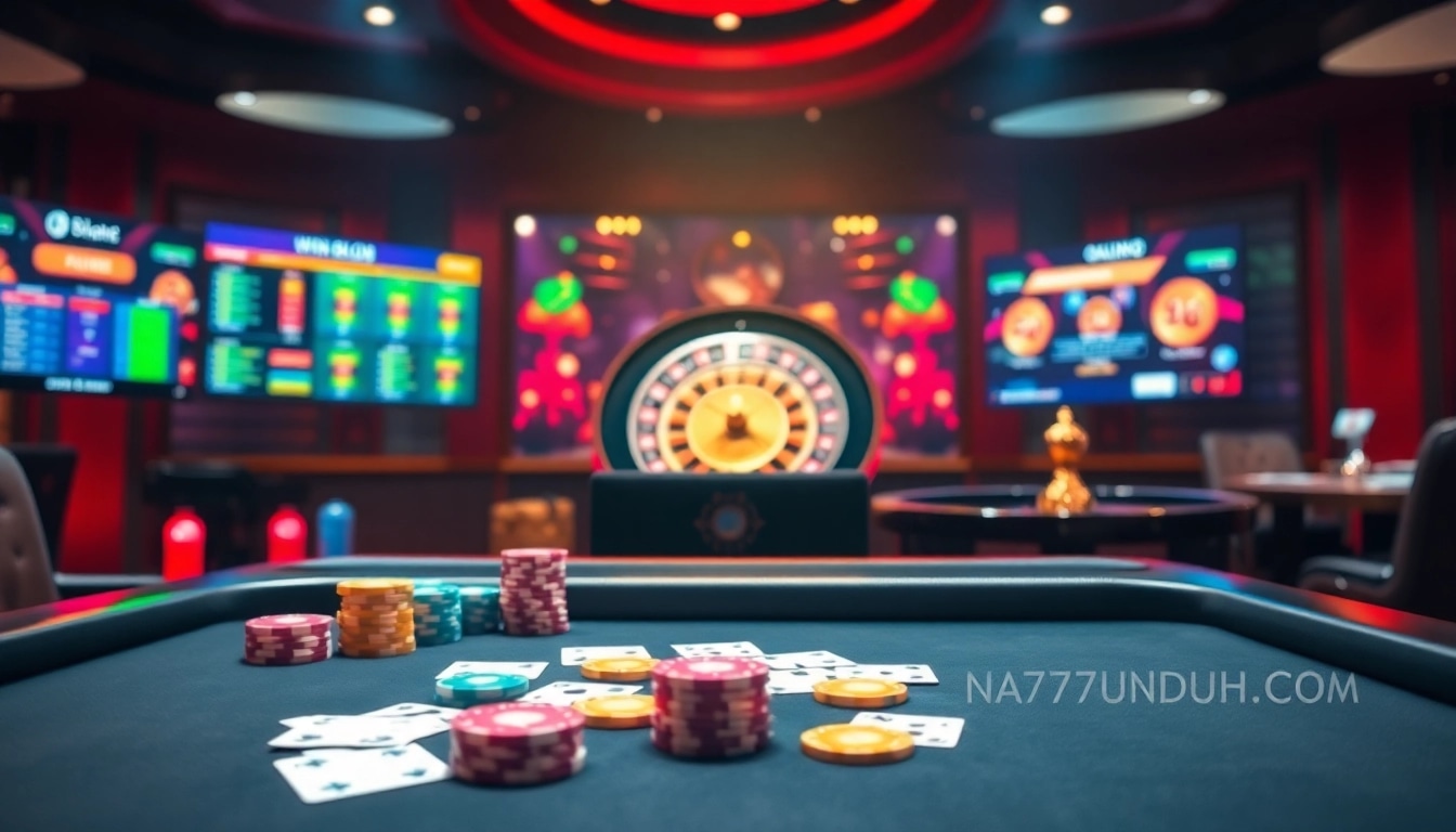 Engage with exciting casino games and bets at https://na777unduh.com, featuring vibrant tables and live dealers.