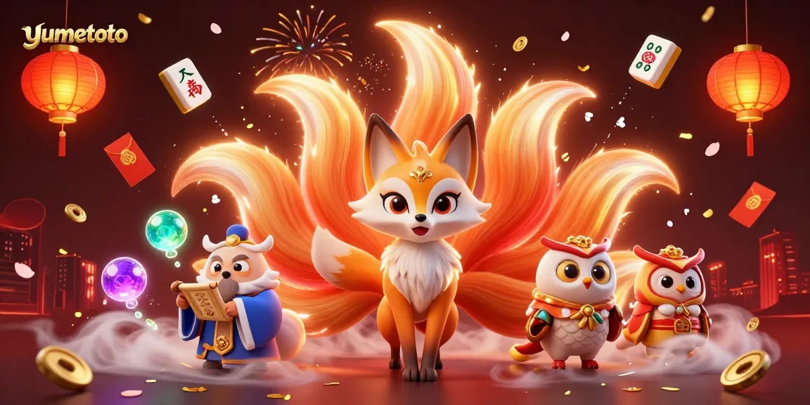 Experience the thrill of yumetoto’s vibrant online gaming realm with interactive spirit characters and colorful elements.