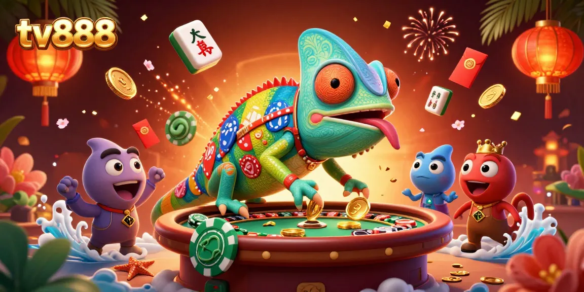 Experience thrilling gameplay at tv888 with colorful casino games and vibrant elements.