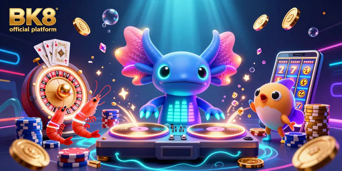 Experience thrilling games on the BK8 official platform with vibrant visuals and engaging characters.