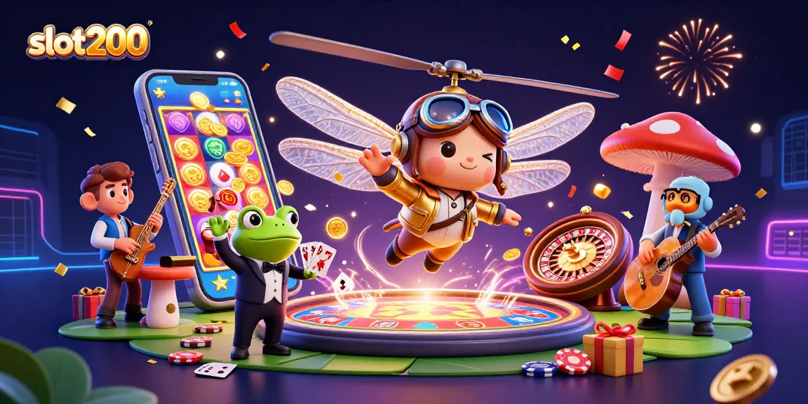 slot200 hadir dengan permainan slot yang menarik dan dealer berpengalaman dalam suasana kasino yang meriah.