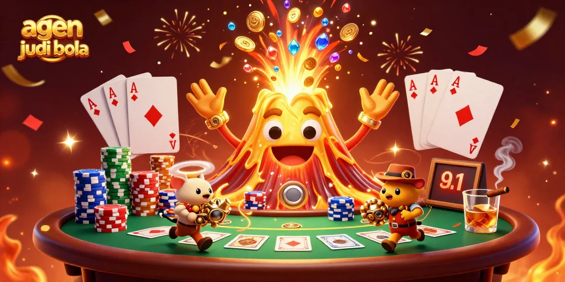 Experience thrilling betting with agen judi bola at a vibrant casino scene filled with excitement.
