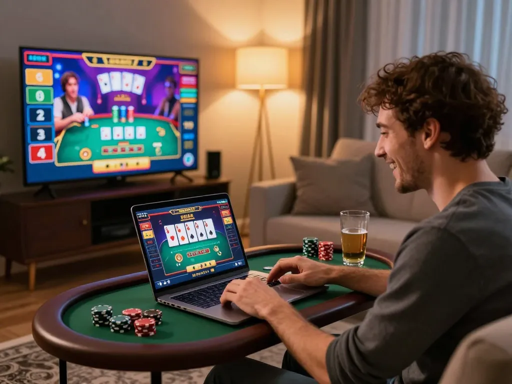 Experience the thrill of TR88 while enjoying live dealer games online at home.