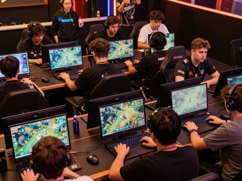 MPO08 link alternatif showcased during an exciting online gaming tournament with players strategizing for big wins.
