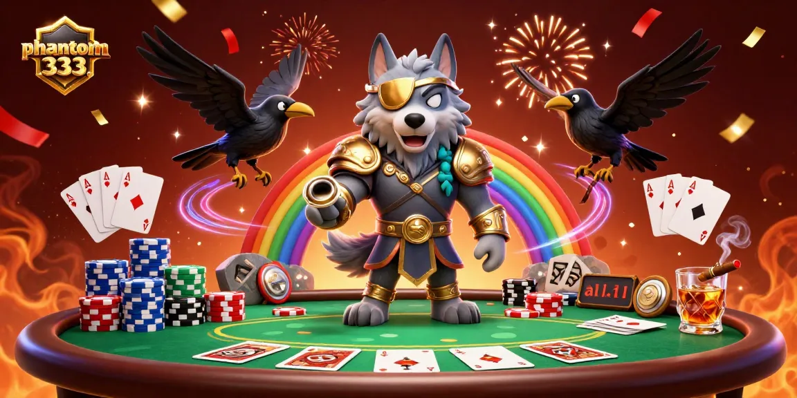 Engage in thrilling gameplay at phantom333 with this interactive casino illustration showcasing high-stakes poker.
