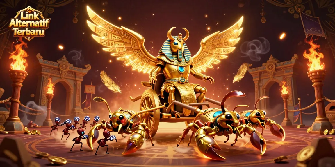 Engage with the exciting world of gambling through Link Alternatif Terbaru featuring 3D characters in a vibrant casino setting.