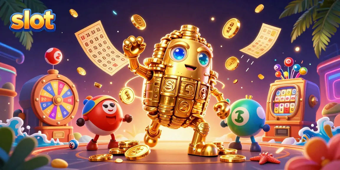 Slot yang menguntungkan dengan golem emas dan elemen permainan yang dinamis.