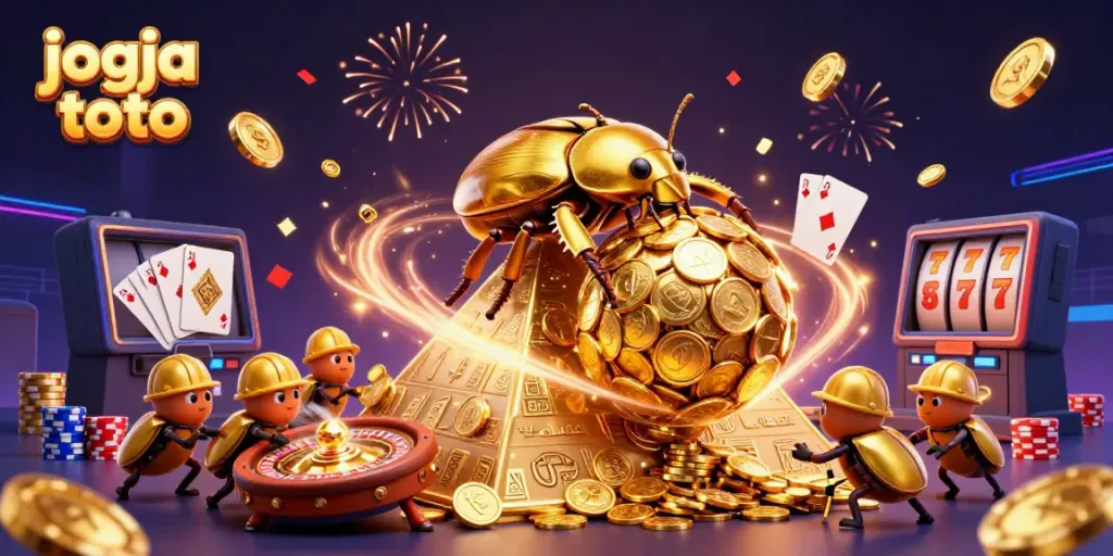 Experience the thrill of jogja toto with golden treasures and dynamic casino elements.