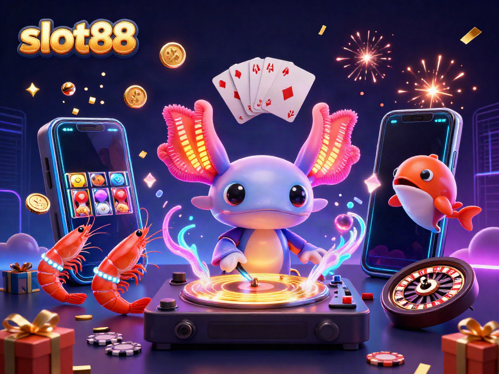 Menangkan slot88 dengan suasana kasino digital penuh warna dan kebahagiaan.