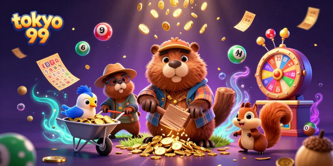 Desain Naik Hujan Koin di tokyo 99 dengan Beaver Pemukul Pohon Menarik Hadiah!