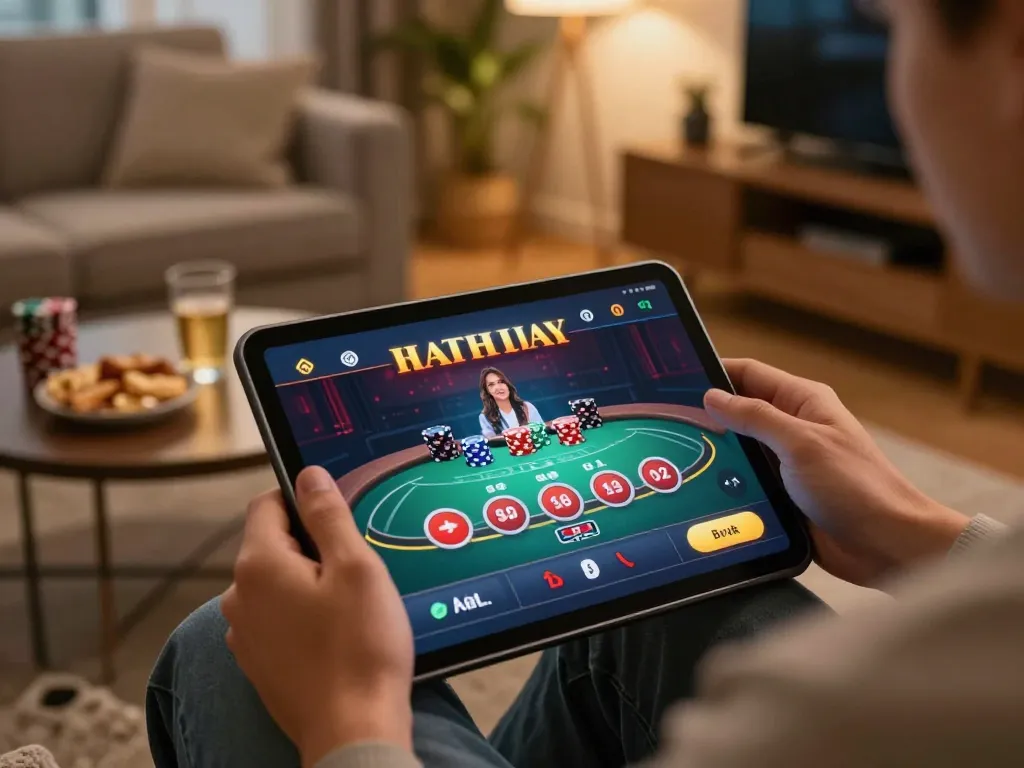 Engaging in live casino gaming while enjoying Garansi Kekealahan from a cozy home setup