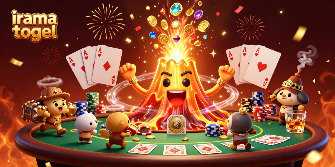 Experience the excitement of irama togel with a vibrant 3D illustration showcasing winning moments.
