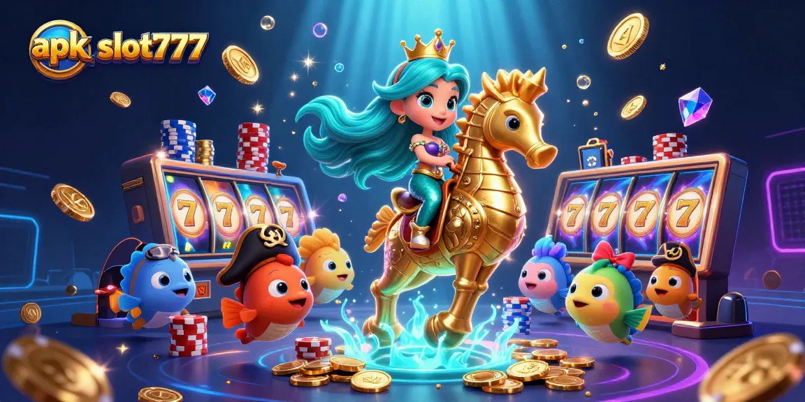 Experience thrilling wins with apk slot777, where the magical mermaid and seahorse bring the jackpot to life!