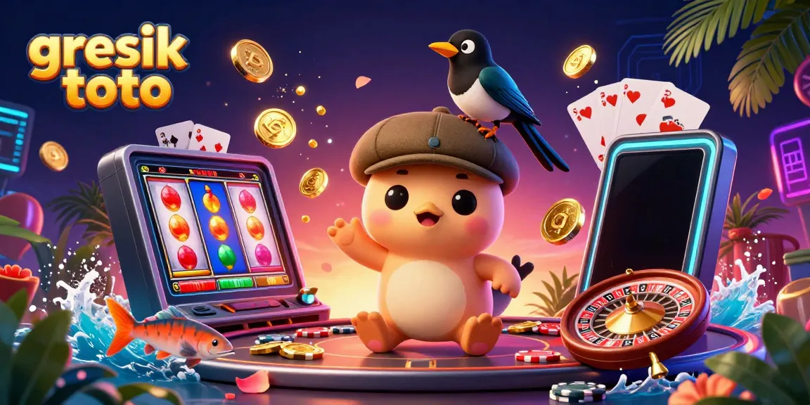 Menangkan permainan di gresik toto dengan keseruan elemen kasino bertenaga dan karakter lucu.