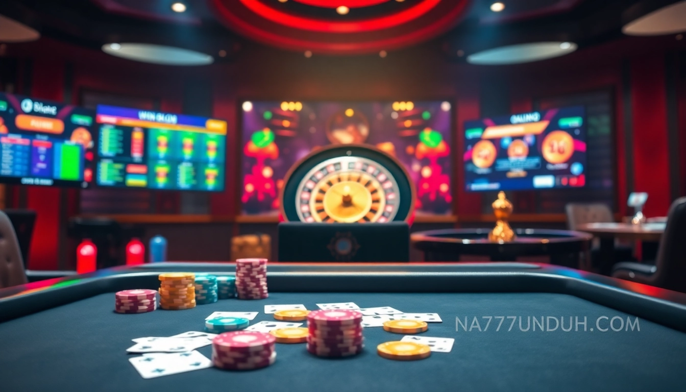 Engage with exciting casino games and bets at https://na777unduh.com, featuring vibrant tables and live dealers.
