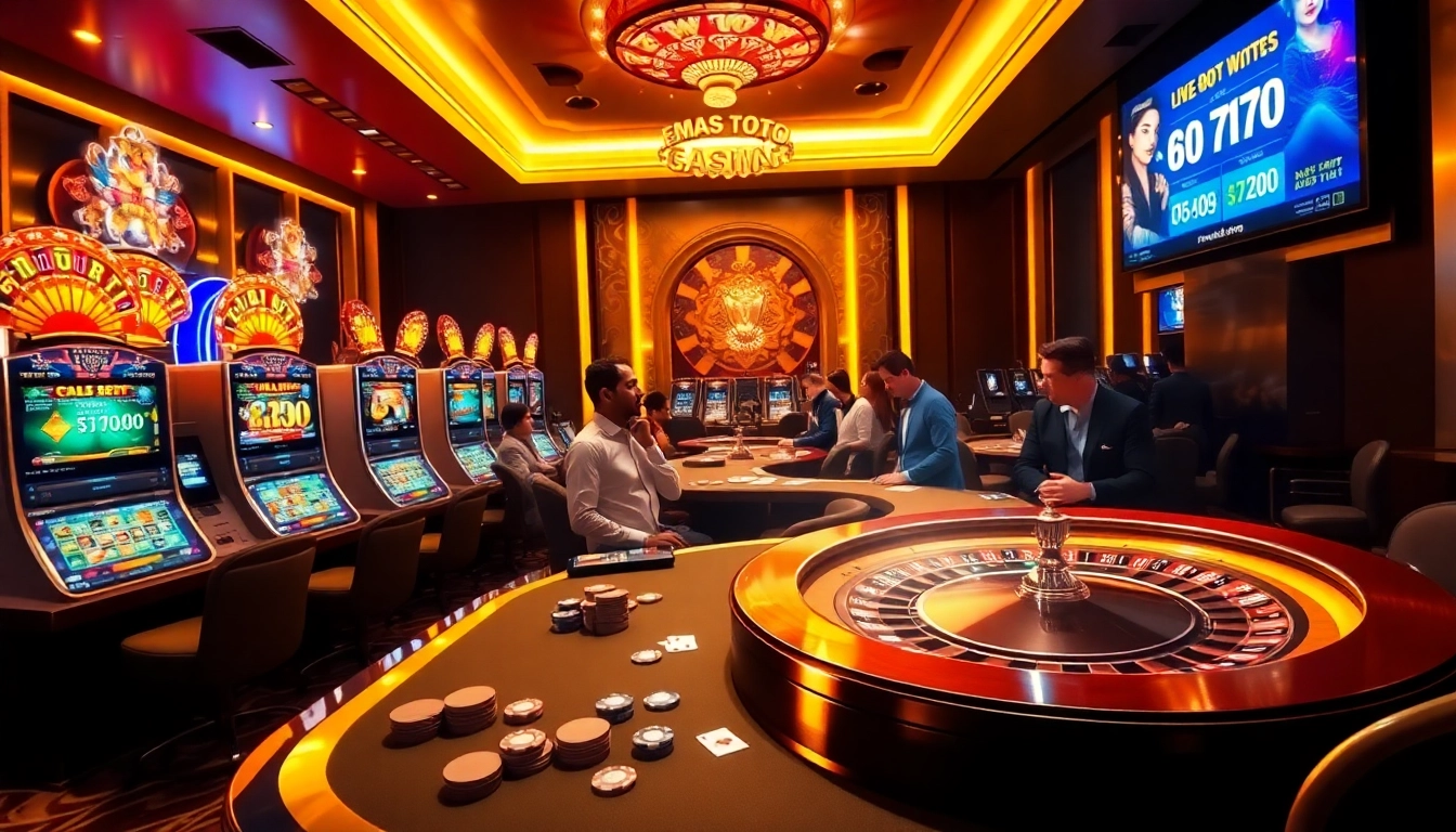 Rasakan sensasi Emas Toto dengan mesin slot berwarna-warni dan permainan kasino yang mengasyikkan.