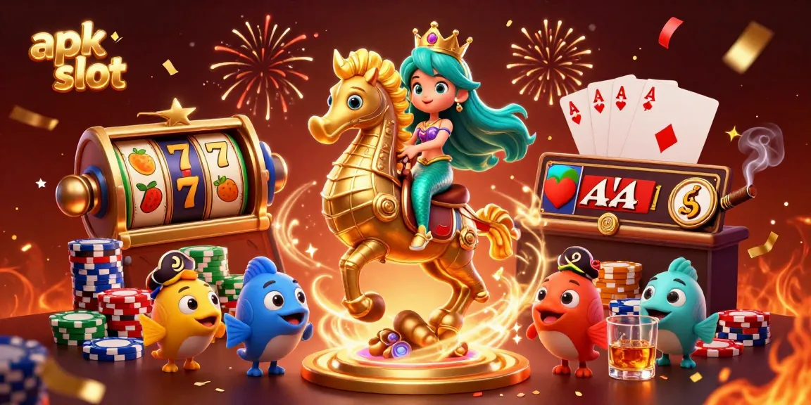 Mengikuti slot gacor dengan apk slot meriah, karakter laut dan simbol buah yang menarik.
