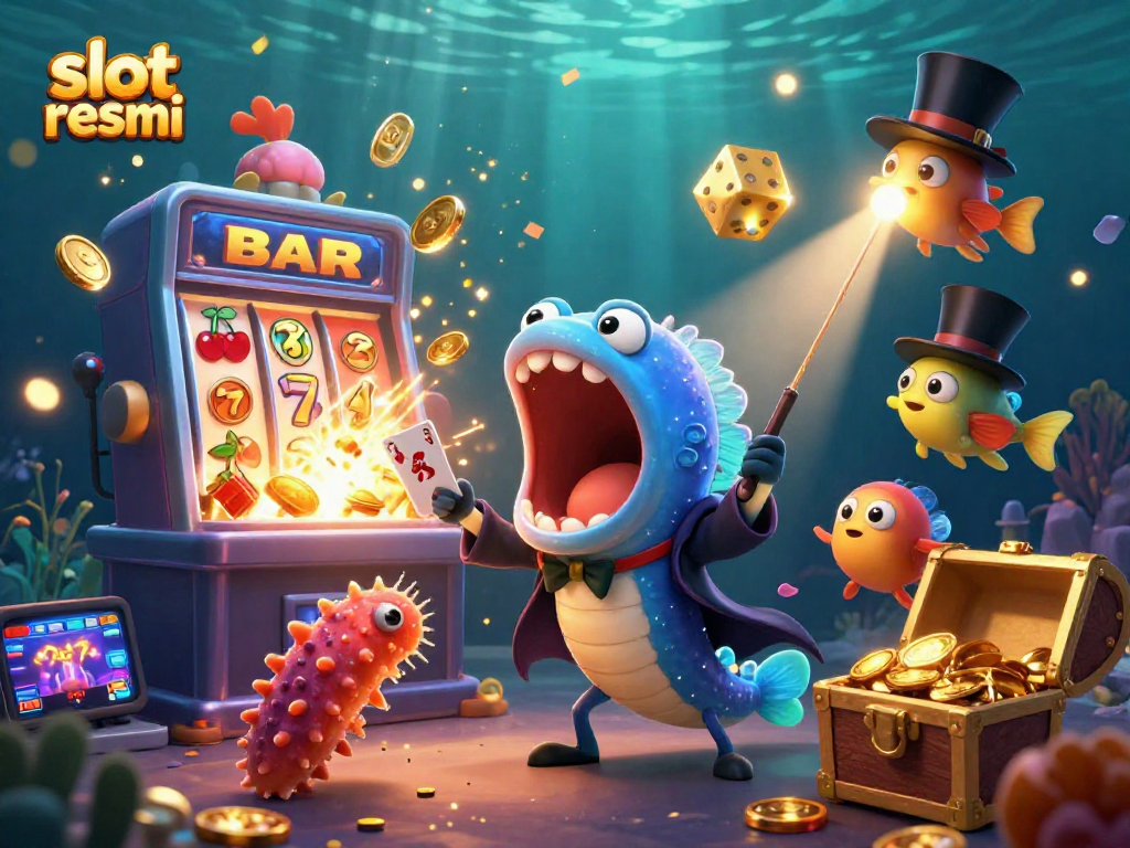 Menangkan slot resmi dengan ilustrasi 3D menarik dari ikan laut dalam dan elemen kasino yang penuh energi.