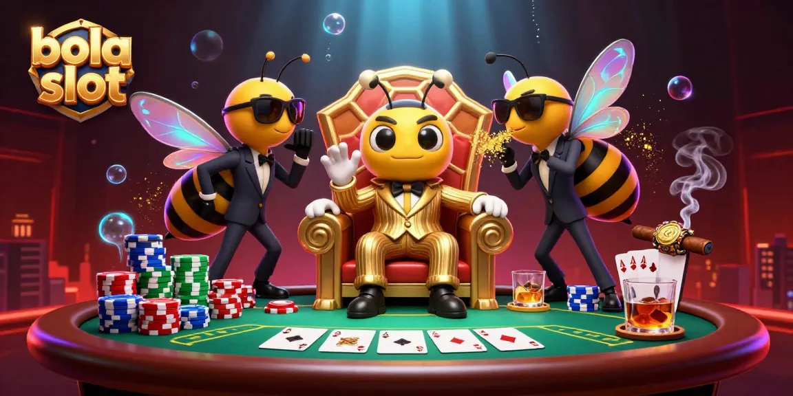 Engage in thrilling bola slot games with vibrant characters and rich casino visuals.