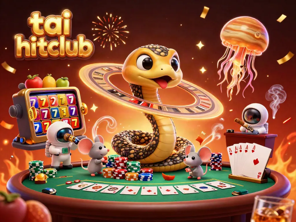 Experience thrilling gameplay as players engage with tai hitclub at a vibrant cosmic casino.