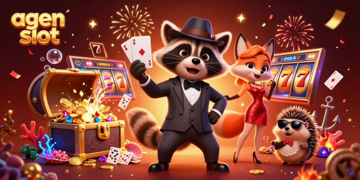 Menangkan hadiah besar dengan agen slot yang menampilkan karakter kasino dalam petualangan judi.