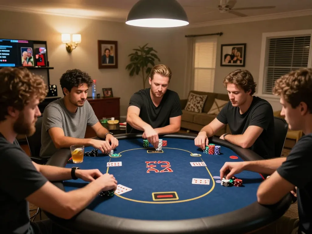 Alfa138 poker game night with friends enjoying strategy and camaraderie.