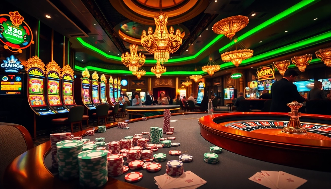 Engage in thrilling gameplay at trang chủ x88 with vibrant casino tables and exciting gambling action.