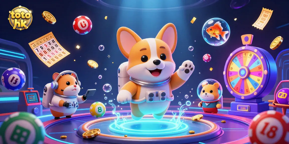 Menggandakan keseruan toto hk di kasino luar angkasa dengan corgi astronaut dan elemen menarik seperti tiket emas dan bola lotere