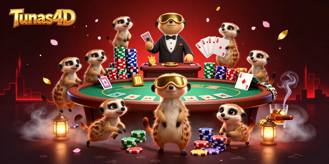 Tunas4D mengelola operasi kasino dengan koloni meerkat, menciptakan pengalaman bermain yang mendebarkan.