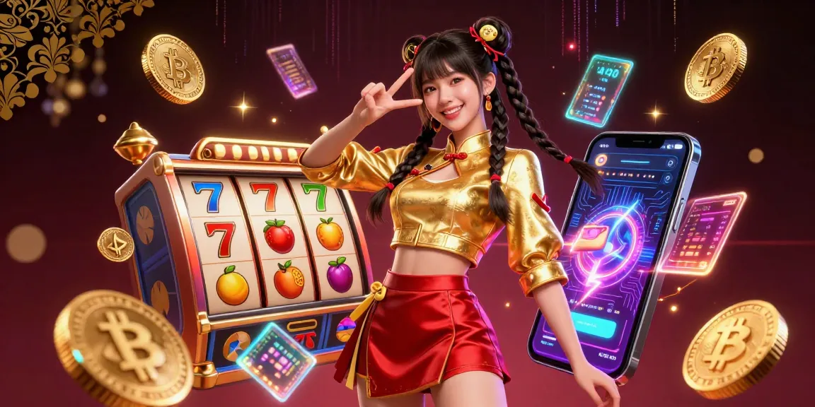 Experience excitement with slot spaceman, a vibrant 3D illustration showcasing slot reels and energy-filled elements.