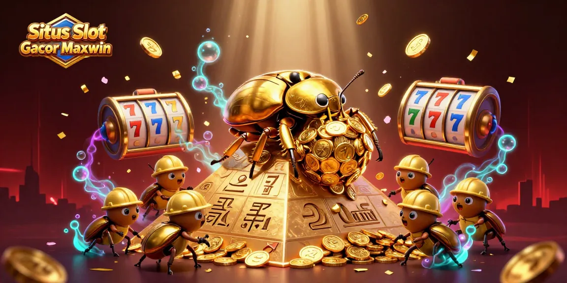 Situs Slot Gacor Maxwin memperlihatkan tontonan menakjubkan dengan karakter keong emas dan uang yang berkilauan.
