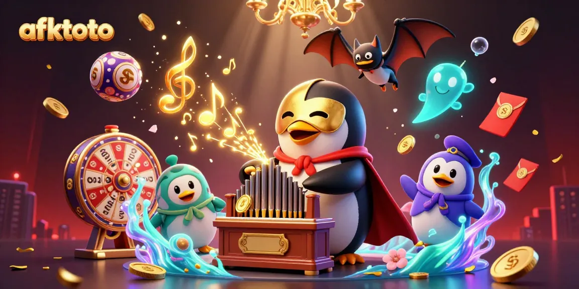 Engage with afktoto's thrilling lottery experience featuring golden coins and festive elements.