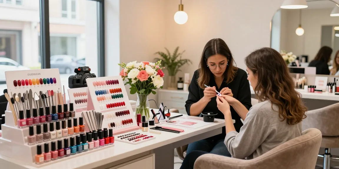 LUXURY12 koleksi produk kuku terbaru di salon yang stylish dan modern.