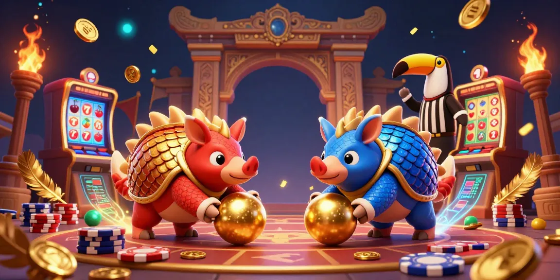 Kombinasi yang menarik dari link toto slot dengan pangolin bertanding di kasino yang penuh warna.