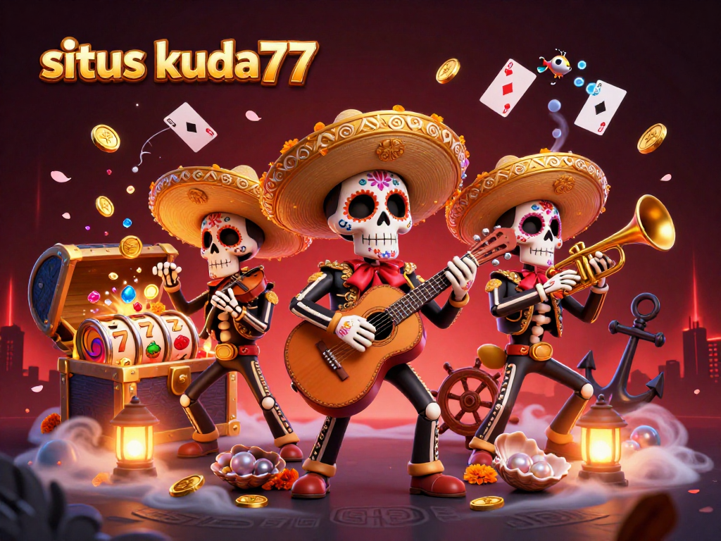 Menghadirkan situs kuda77, pemain slot menikmati momen seru dengan peti harta karun dan simbol keberuntungan.