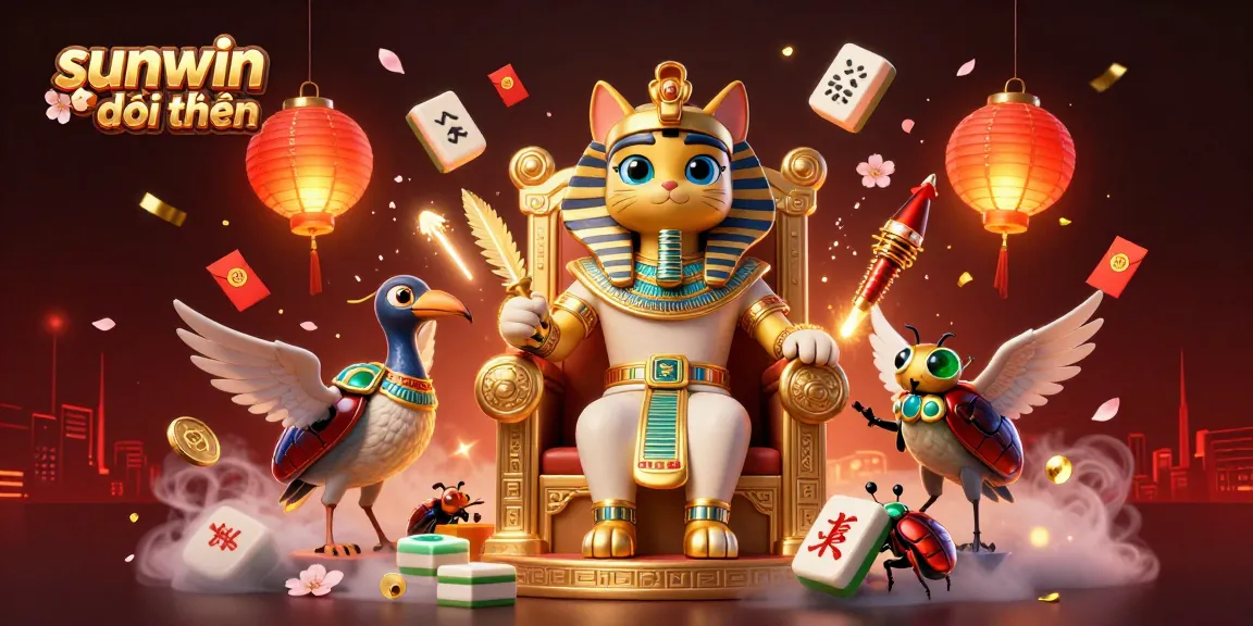 Engage with sunwin đổi thưởng through vibrant 3D casino illustration featuring unique gambling elements.