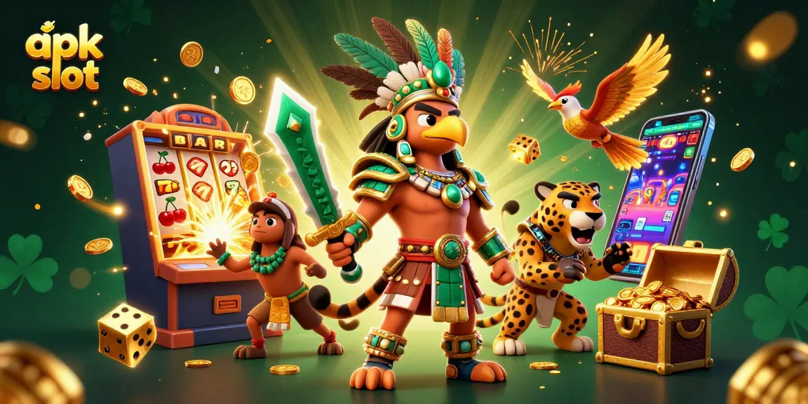 Mainkan apk slot dengan pengalaman menarik, dipandu oleh pejuang Aztec dan karakter menarik lainnya.