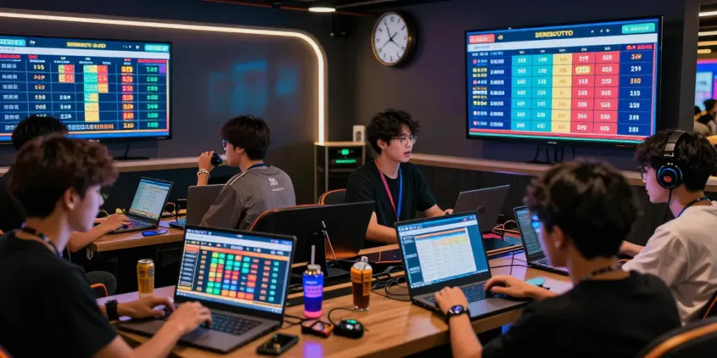 Antusiasme pengguna SERIBUTOTO saat melihat Data Macau 4D terbaru dengan perangkat digital.