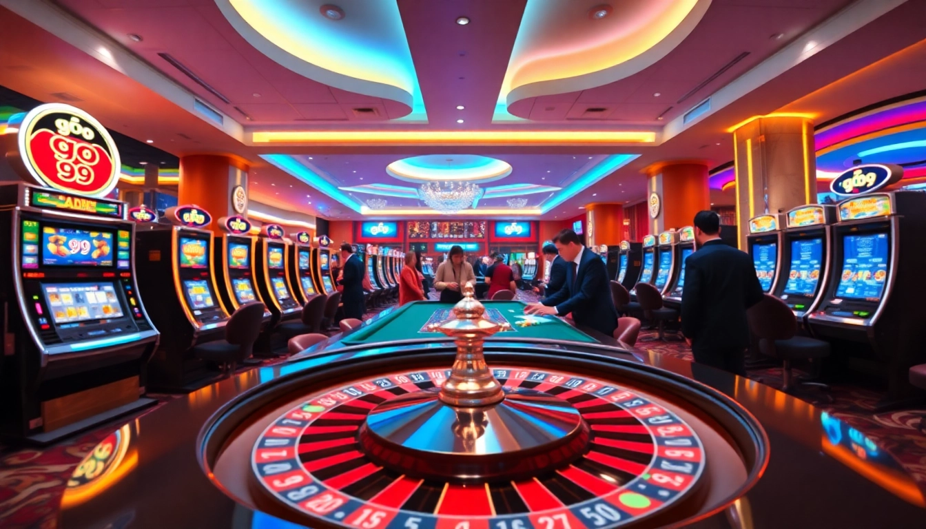 Experience thrilling games and winning opportunities with go 99 casino's luxurious atmosphere.