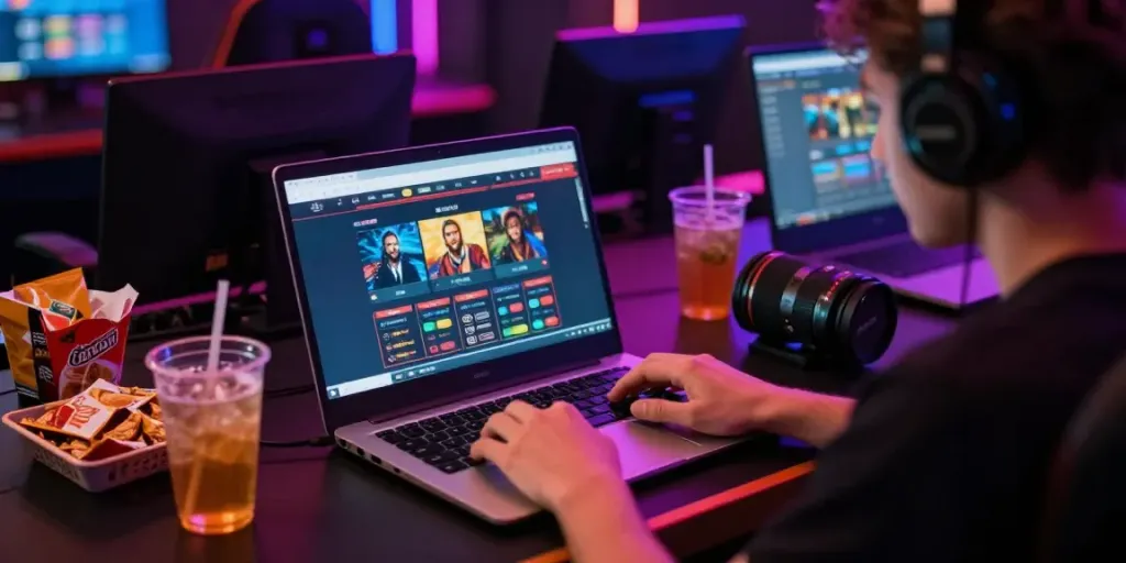 Aktivitas permainan online dengan fokus pada alexistoto dalam suasana penuh semangat.