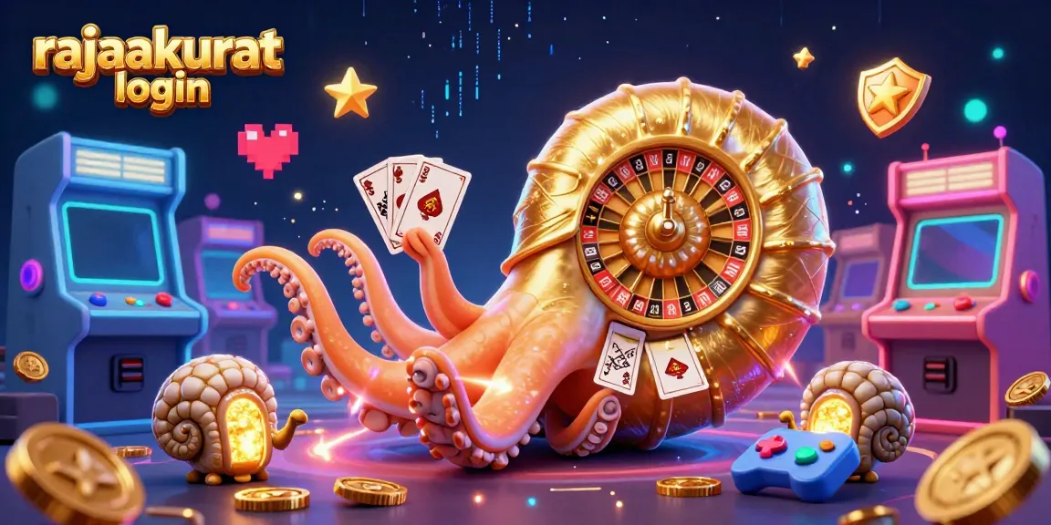 Nuansa permainan digital yang meriah dengan karakter nautilus dan elemen rajaakurat login.